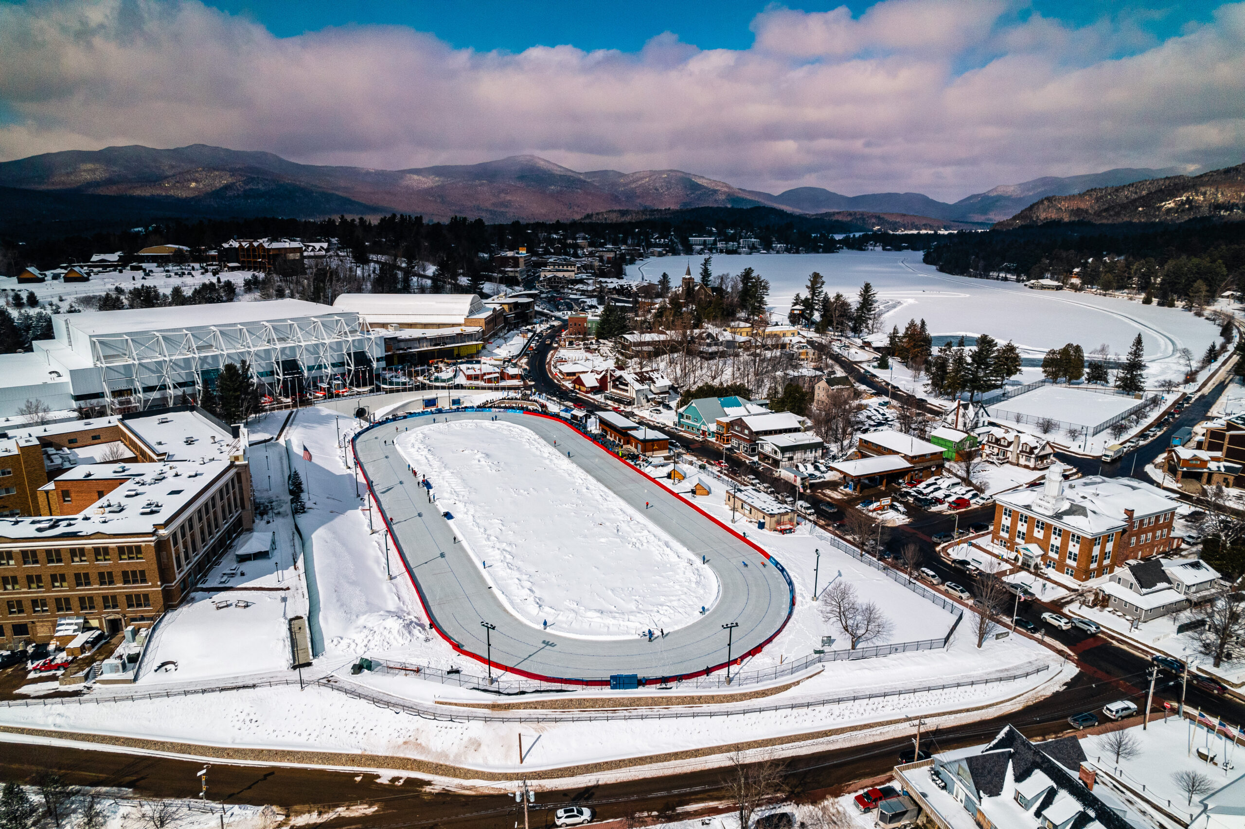 Olympic Center with Oval in foreground