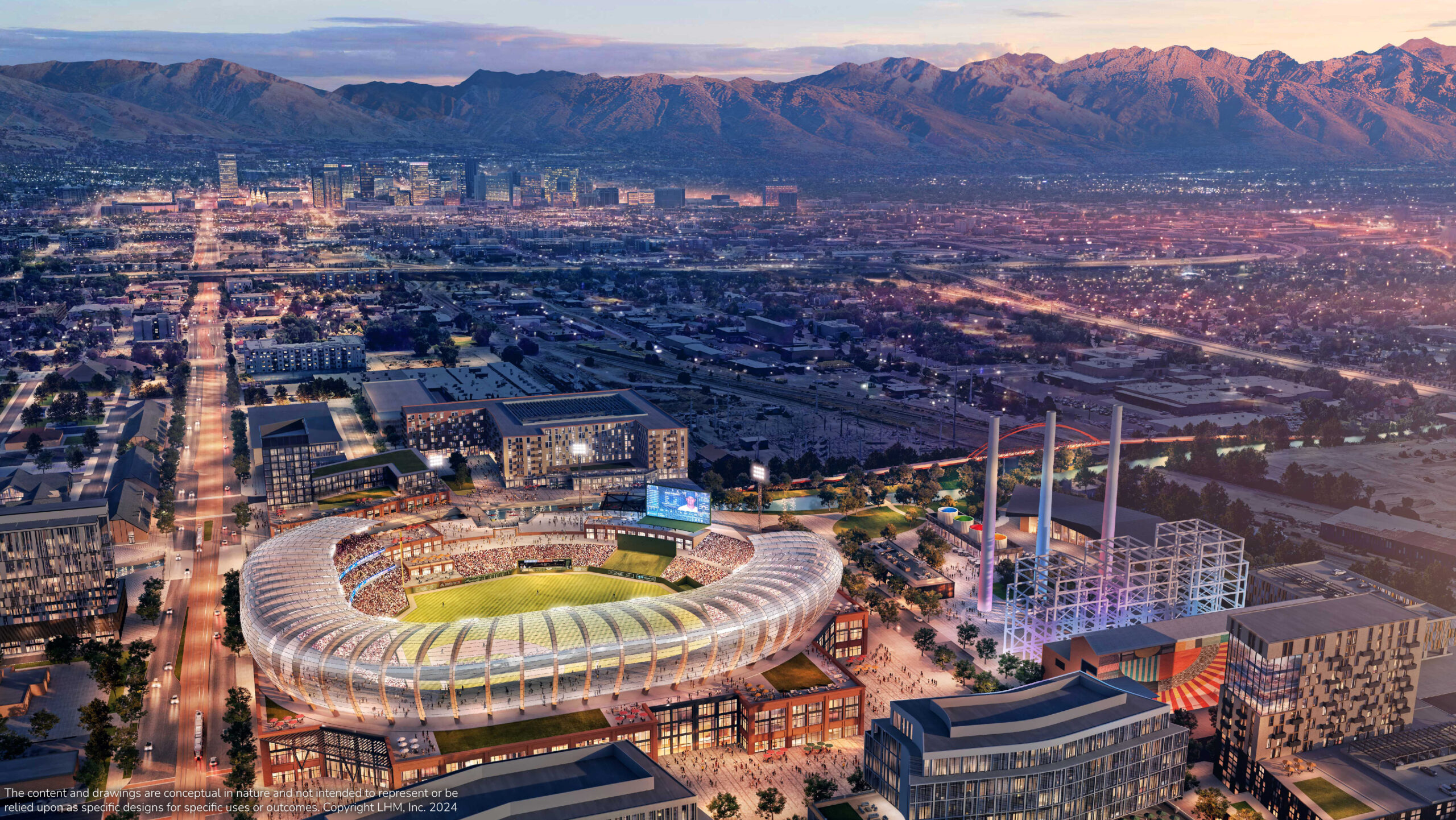 Salt Lake Ballpark Rendering