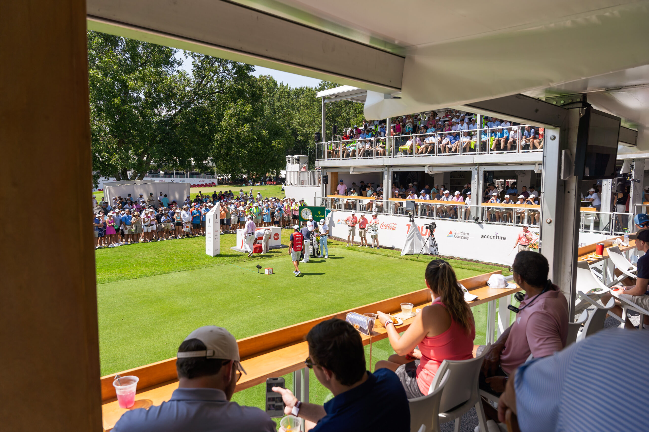 2023 TOUR Championship East Lake Atlanta NetJets First 1st Tee Bleachers