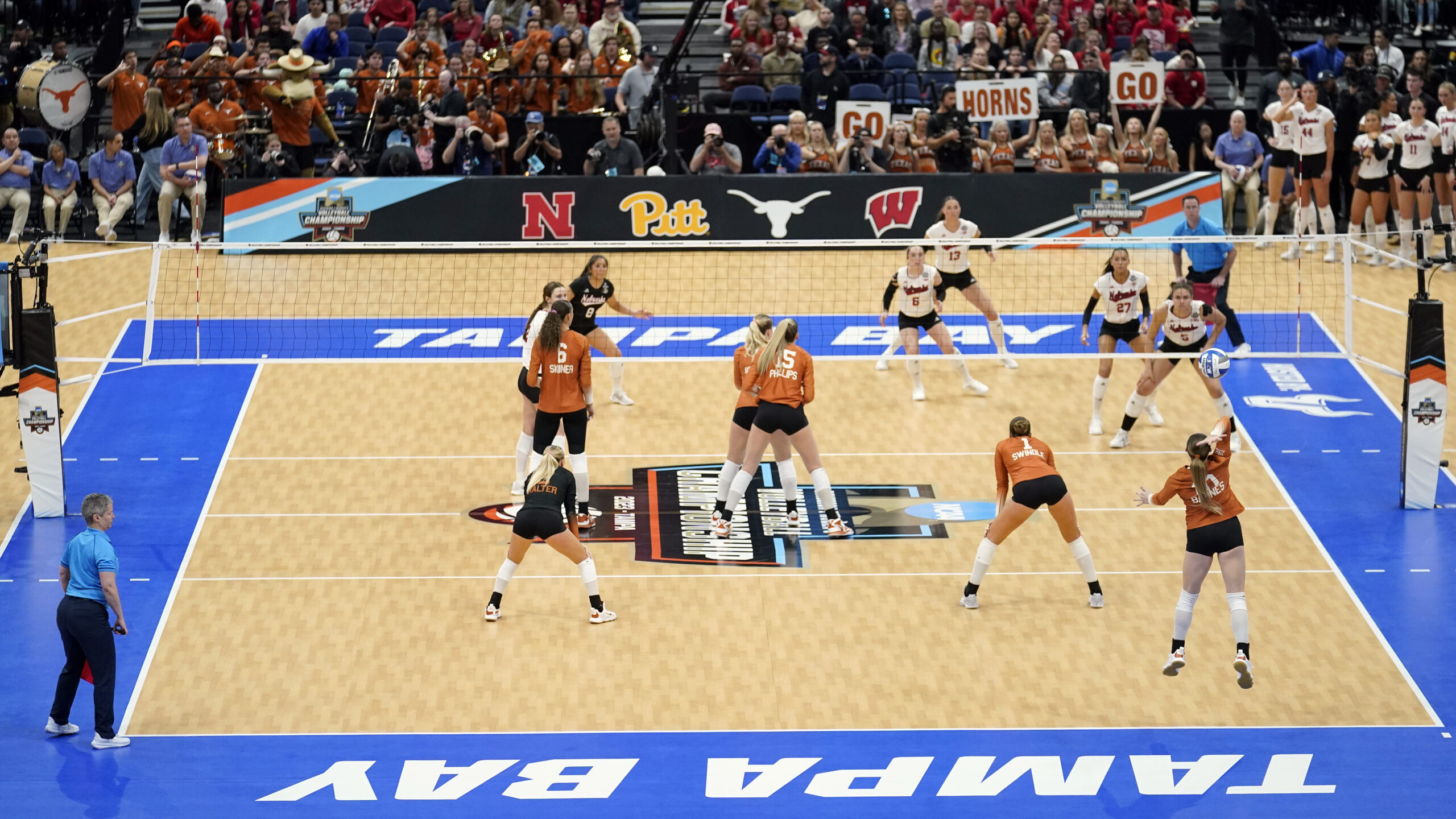 NCAA Texas Nebraska Volleyball