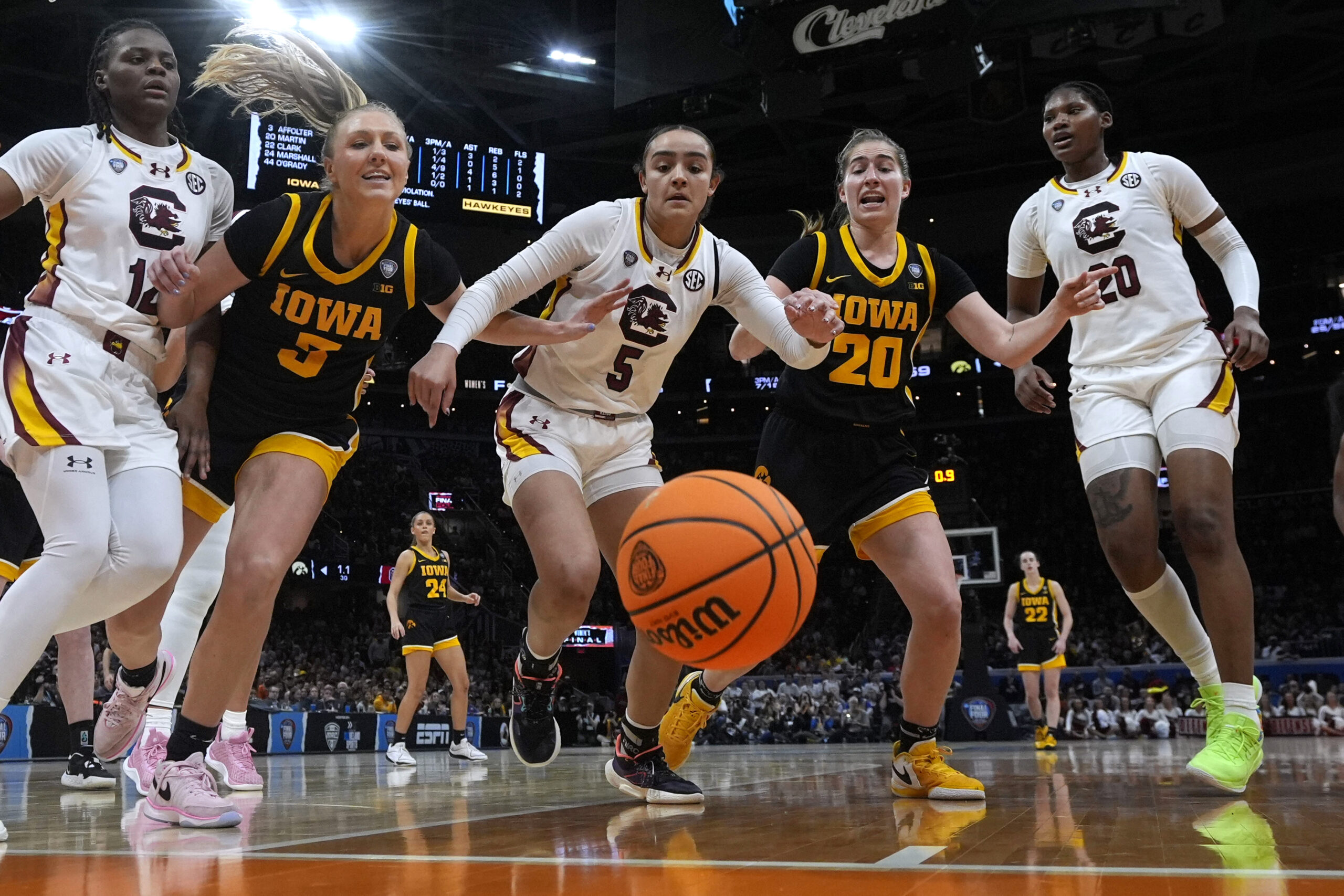 APTOPIX NCAA Iowa South Carolina Basketball