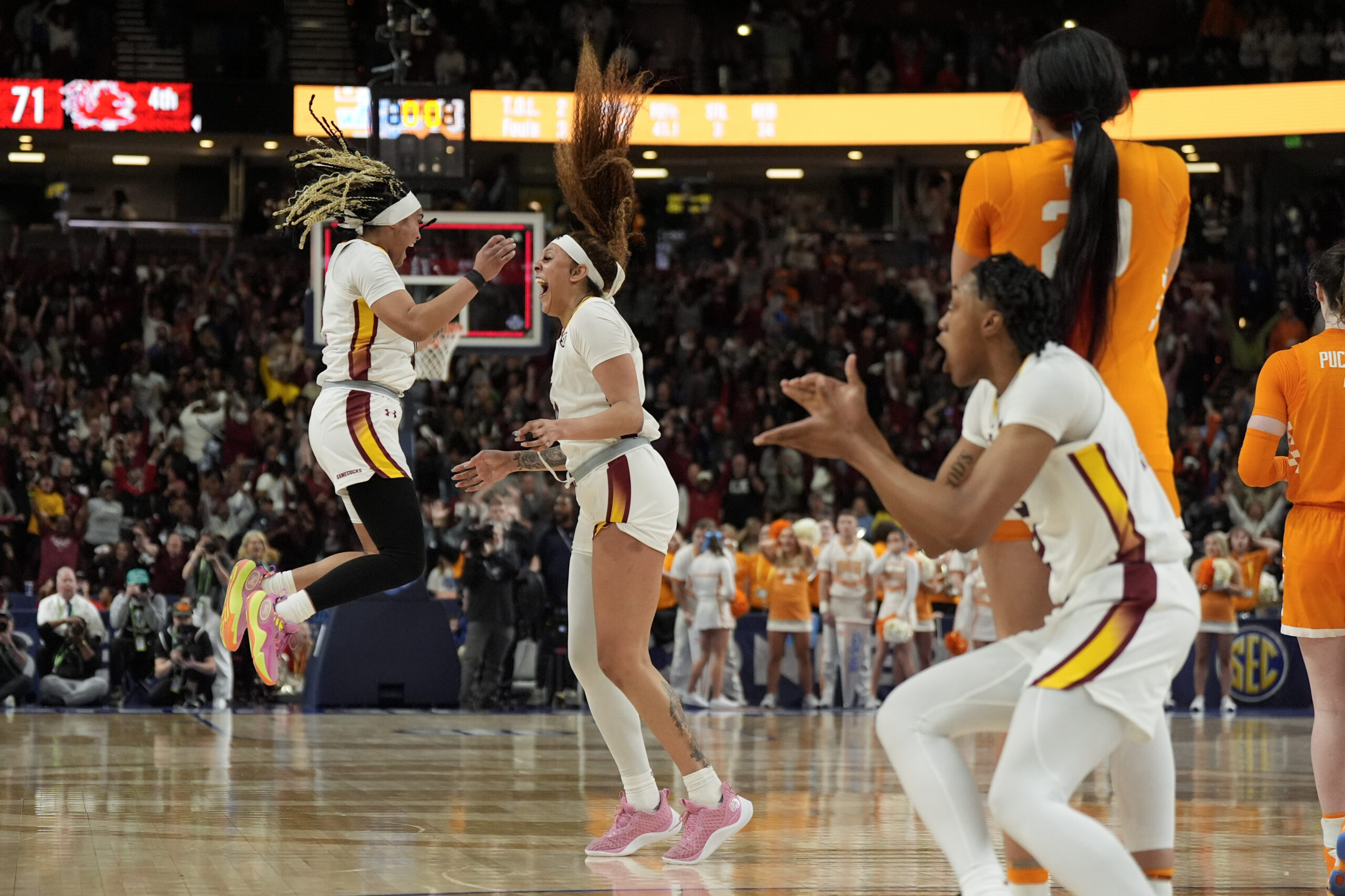 APTOPIX SEC Tennessee South Carolina Basketball