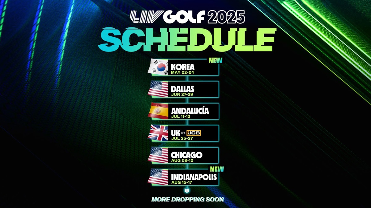 LIV 2025 Schedule